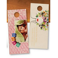 Door Hanger w/Perforated Card and rounded top (3.5"x8.5")